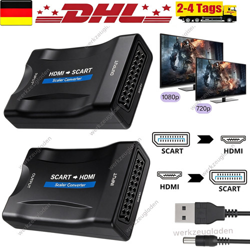 Hdmi auf scart adapter - scart,